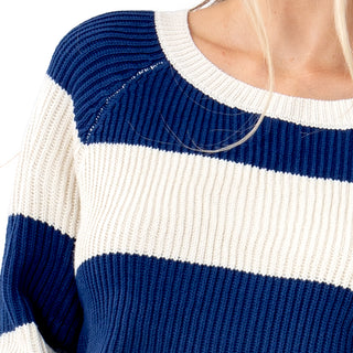 SWEATER PARA MUJER KNIT WITH STRIPES FOREVER 21