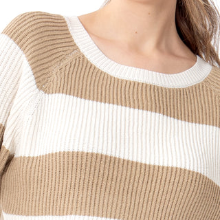 SWEATER PARA MUJER KNIT WITH STRIPES FOREVER 21