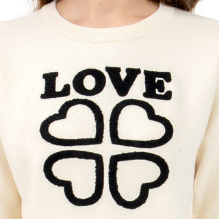 SWEATER PARA MUJER PRINTED LOVE DESIGN FOREVER 21