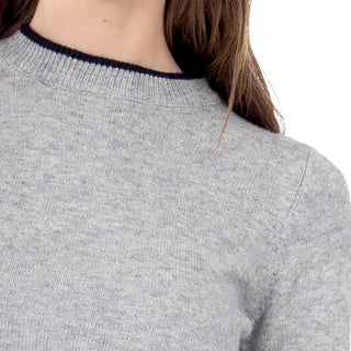 SWEATER PARA MUJER ROUND NECK BASIC WITH CONTRAST FOREVER 21