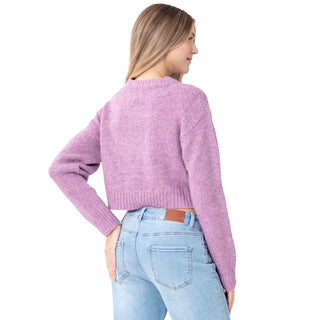 SWEATER PARA MUJER CROPPED ROUND NECK BASIC FOREVER 21