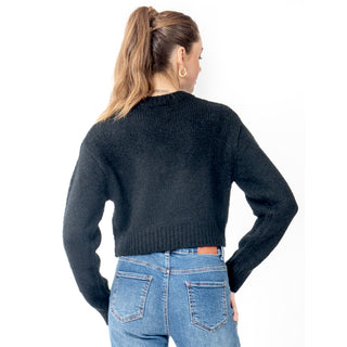 SWEATER PARA MUJER CROPPED ROUND NECK BASIC FOREVER 21