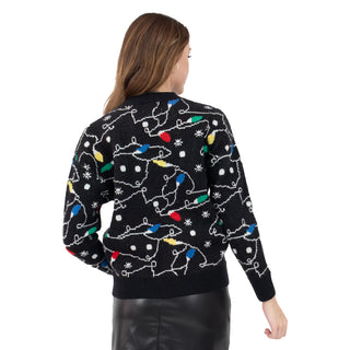 SWEATER PARA MUJER MERRY CHRISTMAS LIGHTS FOREVER 21