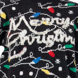 SWEATER PARA MUJER MERRY CHRISTMAS LIGHTS FOREVER 21