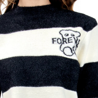 SWEATER PARA MUJER FASHION PRINTED WITH STRIPES FOREVER 21