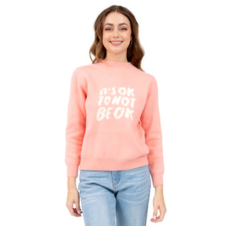 SWEATER PARA MUJER FASHION PRINTED IT´S OK TO NOT BE OK FOREVER 21