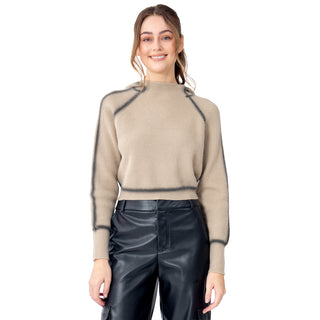 SWEATER PARA MUJER FASHION KNIT CONTRASTING FOREVER 21