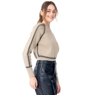 SWEATER PARA MUJER FASHION KNIT CONTRASTING FOREVER 21