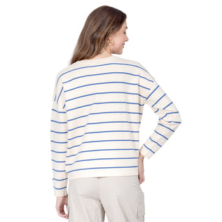 SWEATER PARA MUJER FASHION KNIT WITH BASIC STRIPES FOREVER 21