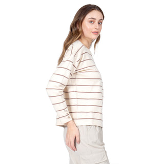 SWEATER PARA MUJER FASHION KNIT WITH BASIC STRIPES FOREVER 21