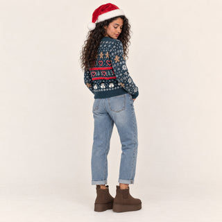 Suéter Navideño con Cierre para Mujer Forever 21 #color_verde