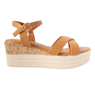 Sandalias con Tiras Cruzadas y Plataforma