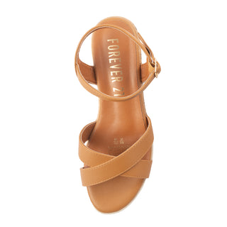 Sandalias con Tiras Cruzadas y Plataforma