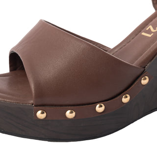 Sandalias de Plataforma con Pulsera al Tobillo