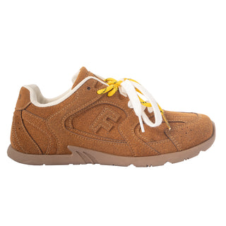 Tenis con Agujetas Bicolor y Paneles en Relieve
