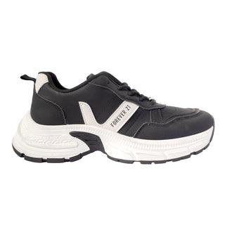 Tenis Chunky con Suela Alta y Logo Lateral