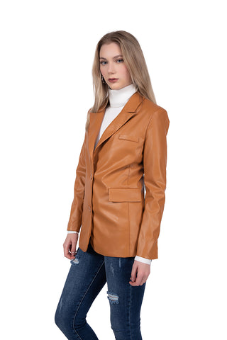 BLAZER PARA MUJER PU FOREVER 21