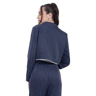 SACO PARA MUJER FANCY STRIPES BLAZER FOREVER 21