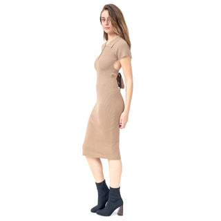 VESTIDO PARA MUJER KNIT LONGDRESS WITH BUTTONS FOREVER 21