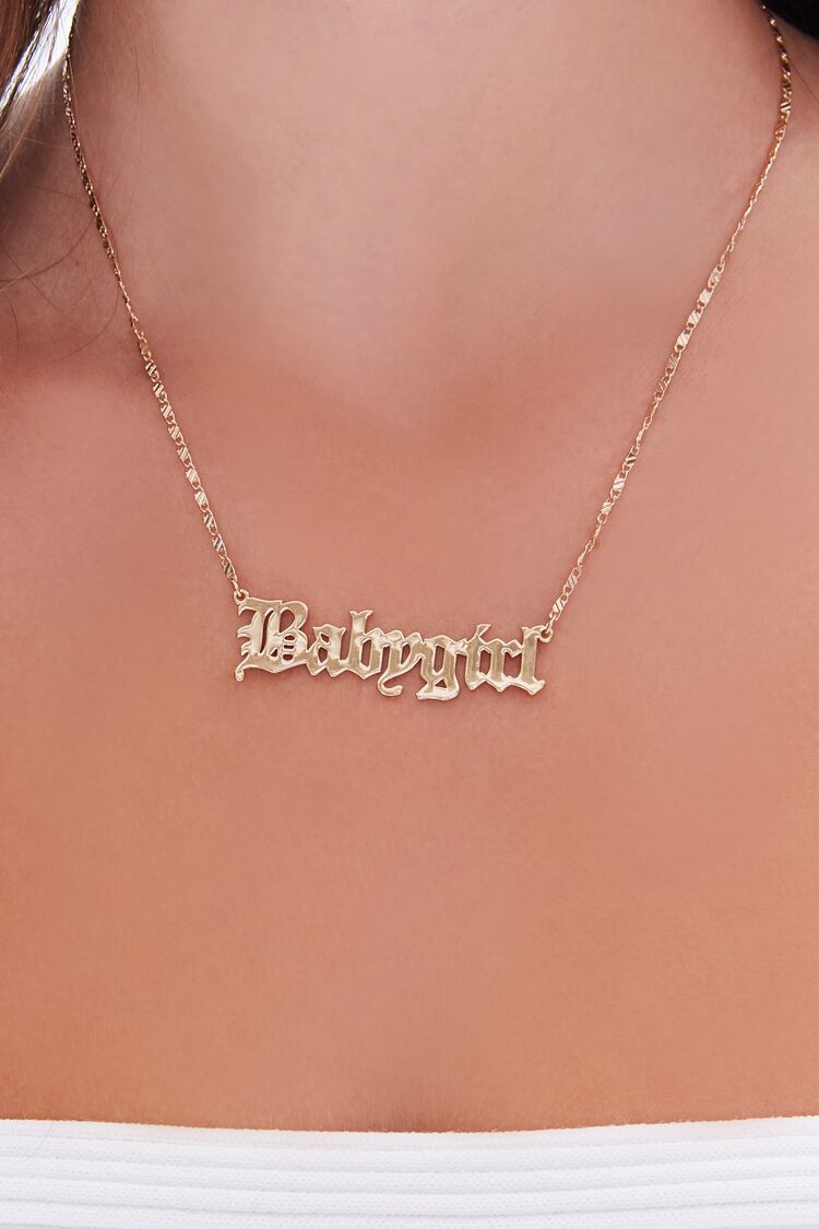 Baby girl necklace forever 21 sale