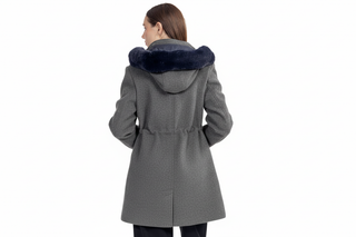 Chamarra gris vista 2