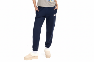 Pantalón jogger azul marino vista 1