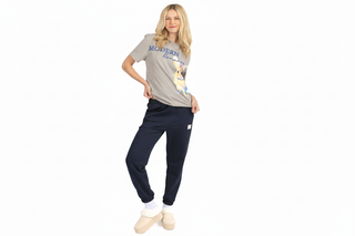 Pantalón jogger azul marino vista 4