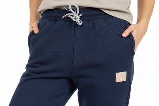 Pantalón jogger azul marino vista 5