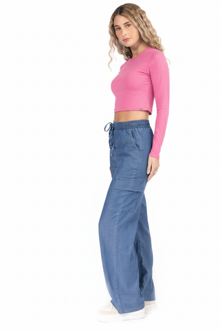 Playera rosa vista 3